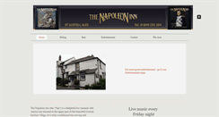 Desktop Screenshot of napoleoninn.co.uk