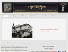 Tablet Screenshot of napoleoninn.co.uk